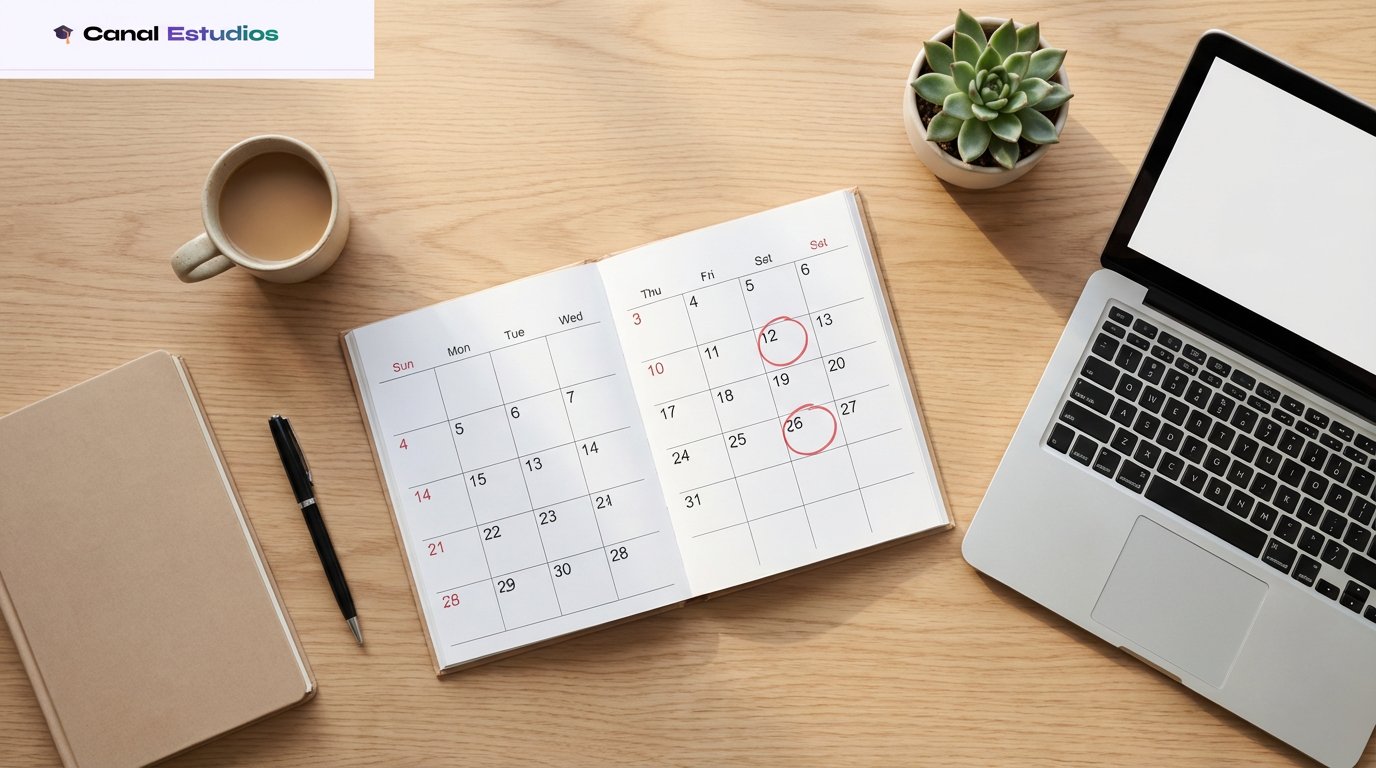 Fechas oficiales de la EBAU 2026 por comunidad autónoma