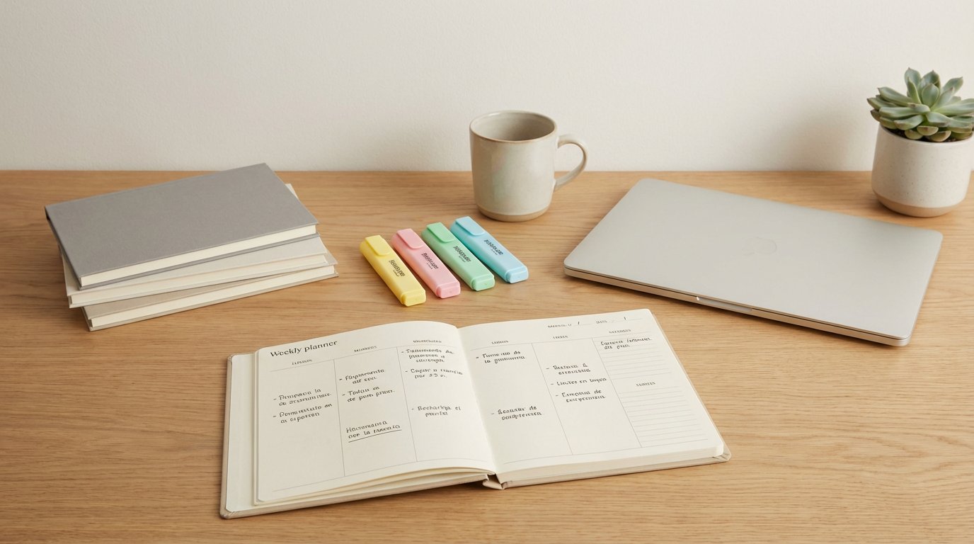 Cómo organizar el estudio en 2º de Bachillerato sin agotarte