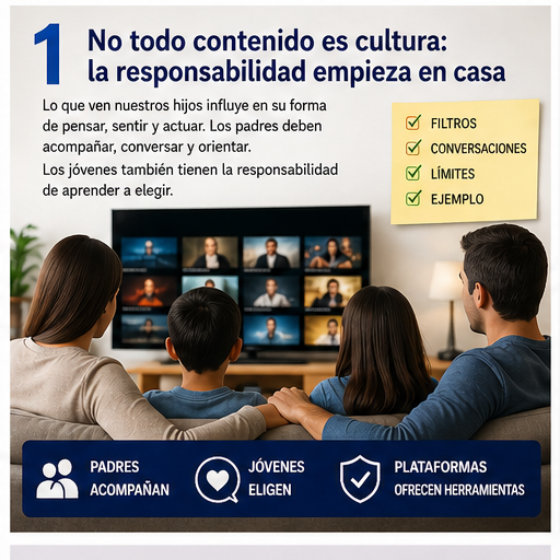 No todo contenido es cultura: la responsabilidad empieza en casa
