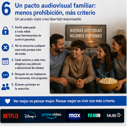 Un pacto audiovisual familiar: menos prohibición, más criterio